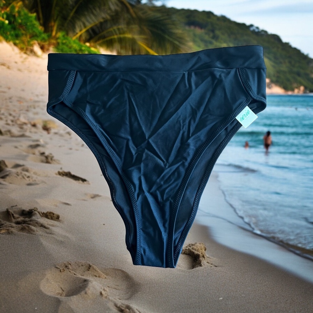 Aerie high cut cheeky bikini bottom